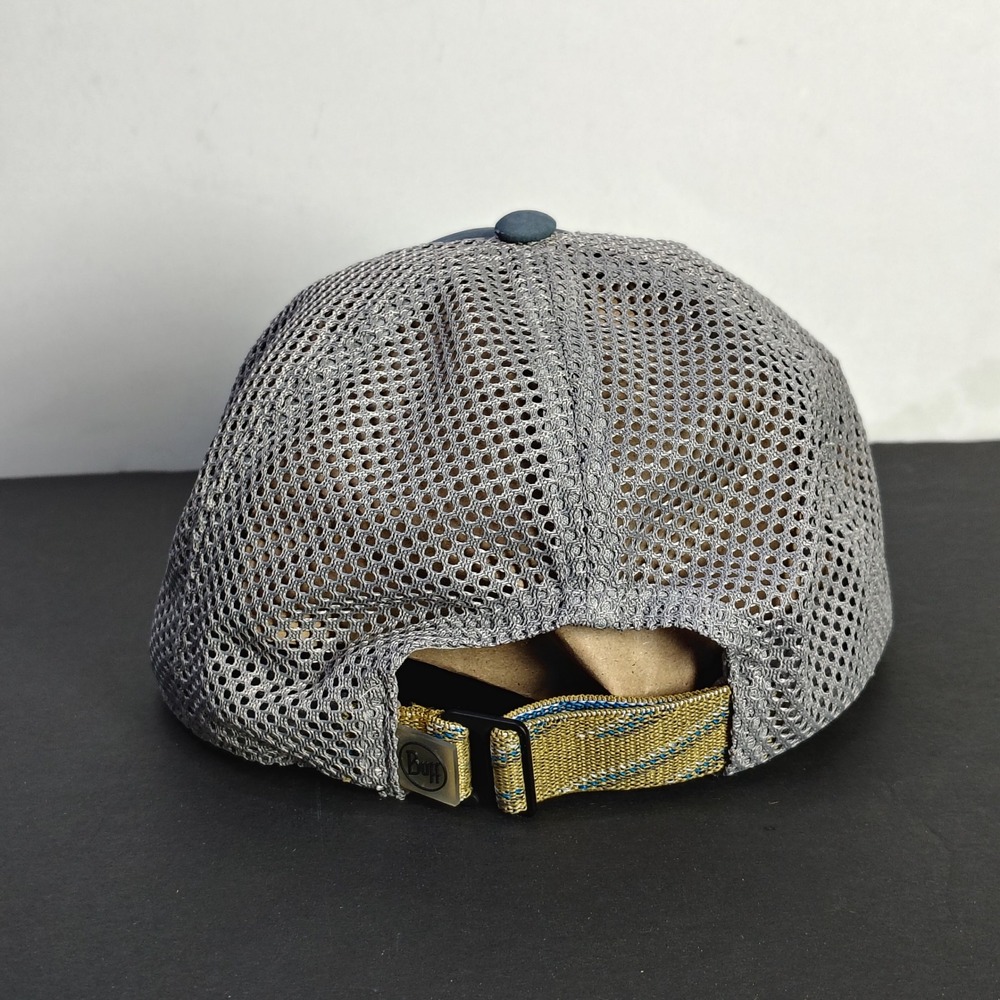 Buff Mens Trucker Hat OS Blue Ripstop Mesh Coordinates Gorpcore Adjustable Cap - Picture 4 of 10